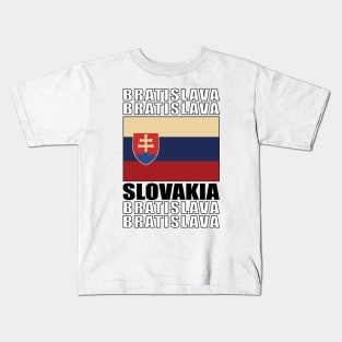 Flag of Slovakia Kids T-Shirt